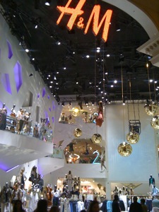 In Vegas, even H&M is HUGE