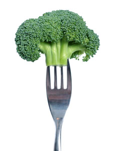Cup of tea = serving of broccoli 