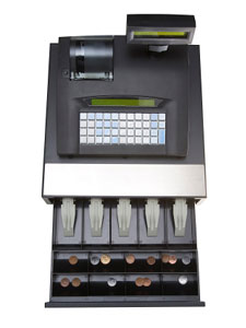 Older computerized cash register