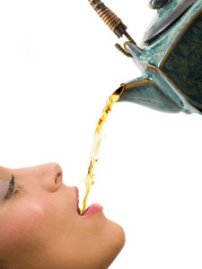 Savoring tea