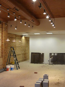 Naperville Construction Update #2 Back of store "before"