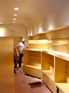 Naperville Construction Update #3 Installing millwork