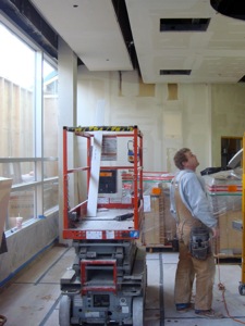 Back of store