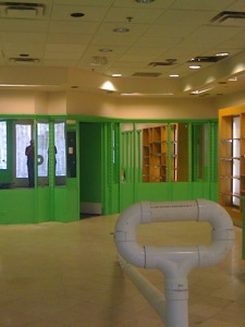 Rear of store (before)